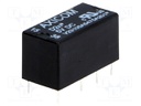 Relay: electromagnetic; DPDT; Ucoil: 5VDC; 3A; max.250VAC; 400mW; 6g