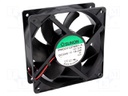 Fan: DC; axial; 24VDC; 120x120x38mm; 322.8m3/h; 54dBA; ball bearing