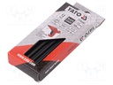 Hot melt glue; Ø: 7.2mm; black; L: 100mm; Bonding: 20÷30s; 12pcs.