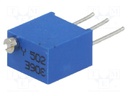 Potentiometer: mounting; multiturn; 5kΩ; 250mW; ±10%; linear