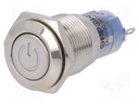 Switch: vandal resistant; Pos: 2; SPDT; 0.5A/220VAC; 1A/24VDC; IP40