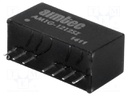 Converter: DC/DC; 1W; Uin: 9÷18V; 12VDC; Iout: 83mA; SIP8; 3.96g