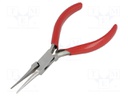 Pliers; half-rounded nose,elongated; Pliers len: 140mm