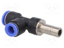 Plug-in distributor; T-tap splitter; -0.95÷15bar; BLUELINE; 12mm