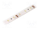 LED tape; white warm; LED/m: 60; SMD; 3014; 12V; 10mm; 120°; IP68