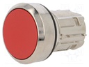 Switch: push-button; Stabl.pos: 2; 22mm; red; Illumin: none; IP67