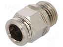 Push-in fitting; straight; 1/4"; -0.99÷20bar; 8mm