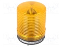 Signaller: lighting; flashing light; amber; Series: S80; 24VDC