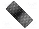 Electronic components tray; ESD; 7x7mm; black; BGA; waffle tray