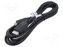 Connection cable; 2m; black; HDMI plug,micro HDMI plug