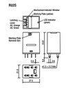 Relay: electromagnetic; DPDT; Ucoil: 110VAC; 10A/250VAC; 10A/30VDC