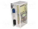 Power supply: switched-mode; 24VDC; 10A; Mounting: DIN