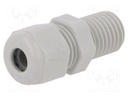 Cable gland; with long thread; M12; IP68; Mat: polyamide; UL94V-0