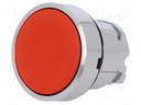 Switch: push-button; Stabl.pos: 1; 22mm; red; Illumin: none; IP66