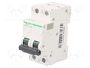 Circuit breaker; 500VDC; Inom: 13A; Poles: 2; DIN; Charact: C; 20kA