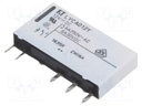 Relay: electromagnetic; SPDT; Ucoil: 12VDC; 6A/250VAC; 6A/24VDC; 6A