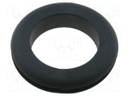 Grommet; Ømount.hole: 17.1mm; Øhole: 14.2mm; UL94HB; black