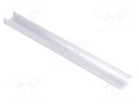 Profiles for LED modules; surface; natural; L: 2m; aluminium