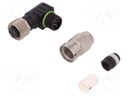 Plug; M12; PIN: 4; female; A code-DeviceNet / CANopen; for cable