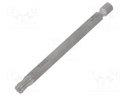 Screwdriver bit; Torx®,spherical; TX40; Overall len: 89mm