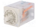 Relay: electromagnetic; DPDT; Ucoil: 220VDC; 10A; max.250VAC; 83g