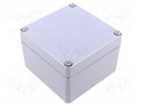 Enclosure: multipurpose; X: 120mm; Y: 122mm; Z: 81mm; AL; aluminium