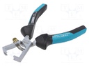 Stripping tool; Øcable: 0.5÷3.7mm; 0.2÷10mm2; Wire: round