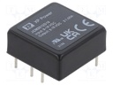 Isolated Board Mount DC/DC Converter, ITE, 2 Output, 30 W, 15 V, 1 A, -15 V