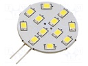 LED lamp; cool white; G4; 12VDC; 12VAC; 190lm; 2W; 140°; 6200K