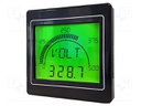Process meter; digital,mounting,programmable; on panel; 0.5%