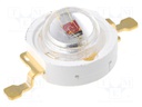 Power LED; EMITER; amber; 585-590nm; 23.3÷30lm; 120°; P: 1W; 2÷3V