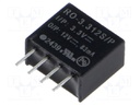 Converter: DC/DC; 1W; Uin: 2.97÷3.63V; Uout: 12VDC; Iout: 83mA; SIP4