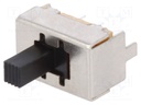 Switch: slide; Pos: 2; DPDT; 0.5A/50VDC; ON-ON; Mounting: THT