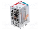 Relay: electromagnetic; 4PDT; Ucoil: 48VDC; 6A/250VAC; 6A/24VDC