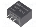 DC/DC Converter, Regulated, ITE, 1 Output, 3.6 W, 7.2 V, 500 mA, SR Series