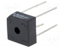 Single-phase bridge rectifier; Urmax: 1kV; If: 8A; Ifsm: 200A; THT