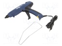 Hot melt glue gun; Ø: 12mm; 100W; 195°C; Plug: EU; 3min; 230VAC