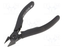 Pliers; side,cutting; blackened tool; Pliers len: 125mm