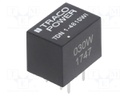 Converter: DC/DC; 1W; Uin: 18÷75V; Uout: 3.3VDC; Iout: 300mA; DIP