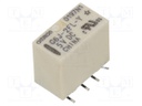 Relay: electromagnetic; DPDT; Ucoil: 5VDC; 0.3A/125VAC; 1A/30VDC