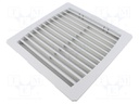 Filter; Mounting: push-in; 460g; IP55; Cutout: 223x223mm; D: 38mm