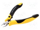 Pliers; side,cutting; ESD; Pliers len: 115mm; Cut: without chamfer