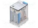 Relay: electromagnetic; 3PDT; Ucoil: 24VDC; 10A/250VAC; 10A/30VDC