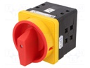 Switch: cam switch; Stabl.pos: 2; 100A; 0-1; Poles: 3; Pos: 2; IP65