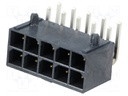 Socket; wire-board; male; Mega-Fit; 5.7mm; PIN: 10; Layout: 2x5; 23A