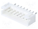 Socket; wire-board; male; 2mm; PIN: 8; THT; 100V; 2A; tinned; -25÷85°C