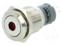 Switch: vandal resistant; Pos: 2; SPDT; 0.5A/220VAC; 1A/24VDC; IP67