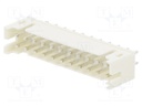 Socket; wire-board; male; 2mm; PIN: 22; THT; 100V; 2A; straight