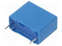 Capacitor: polypropylene; 22nF; 1.25kVDC; 15mm; ±10%; Mounting: THT