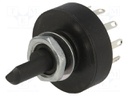 Switch: rotary; Pos: 5; 1A/250VAC; Poles number: 2; 36°; -20÷70°C